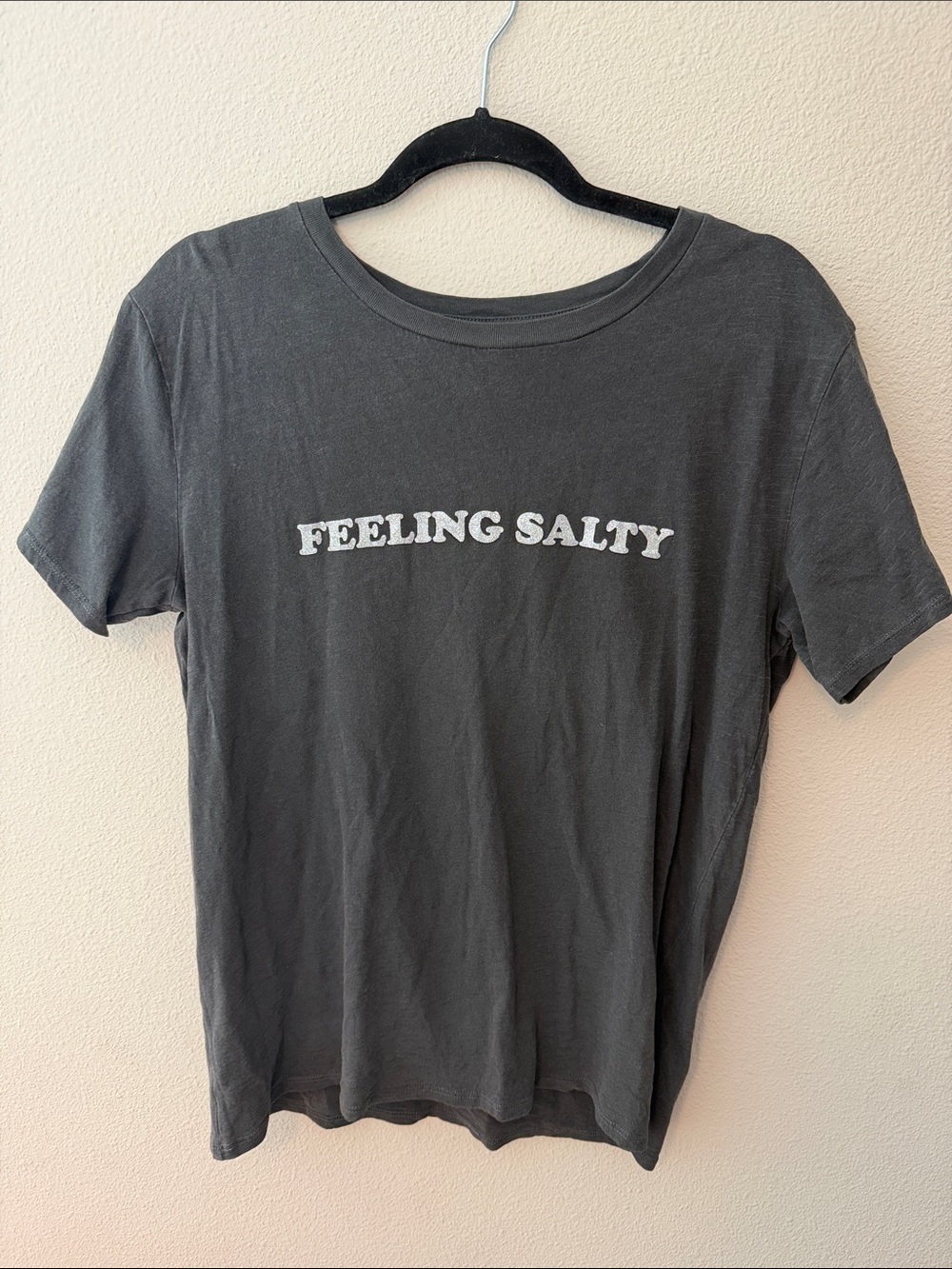 Billabong Charcoal Gray "Feeling Salty" Graphic Tee